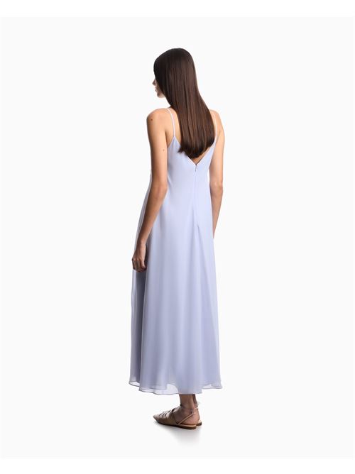 Long dress in techno georgette Emporio Armani | EW003215 AF10209.U9341
